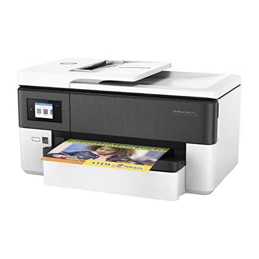 HP OfficeJet Pro 7720 A3 multifunktionsskrivare (DIN A3, skrivare, skanner, kopiator, fax, WLAN, duplex, Airprint) vit