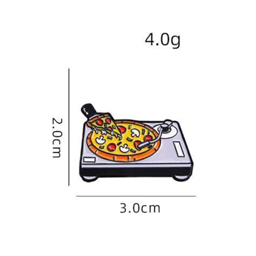 Share Pizza Brooch Rocket Ship Badge Fan Cosplay Jewelry Video Game Peripheral Gifts Drip Oil Painted Enamel Pins Suitable for Hats Jackets Canvas Bags2