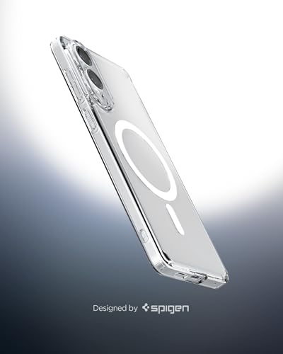 Image of Spigen Ultra Hybrid MagFit | Samsung Galaxy S25 Edge Case [MagSafe] [Transparent] Galaxy S25 Edge Back Cover | TPU+PC - Clear White
