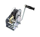 Bootsanhänger Winde Handbuch Winde 2500 PFUND Winde verzinkte Nylon -Seilwinde Langlebig und robust