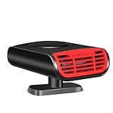 coches alquiler particulares gijon Funcionamiento Plug and Play de 12 V: en cualquier enchufe estándar de vehículo de 12 V con un simple interruptor para alternar entre los modos de ventilador y calor, proporcionando un control sencillo mientras conduces sin cableado adicional.