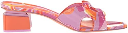 Circus NY by Sam Edelman Women's Nia Heeled Sandal Orange Popsicle Multi 8.5 Medium | Image 5