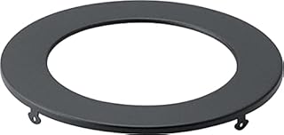 Kichler Direct-to-Ceiling Slim Decorative Trim 5 inch Round Textured Black
