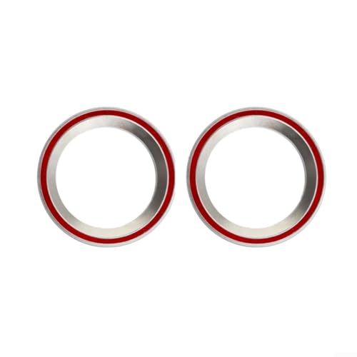 2 rodamientos de bolas de acero para auriculares de bicicleta de 40 x 52 x 8 mm con cubierta de sellado de goma eficiente