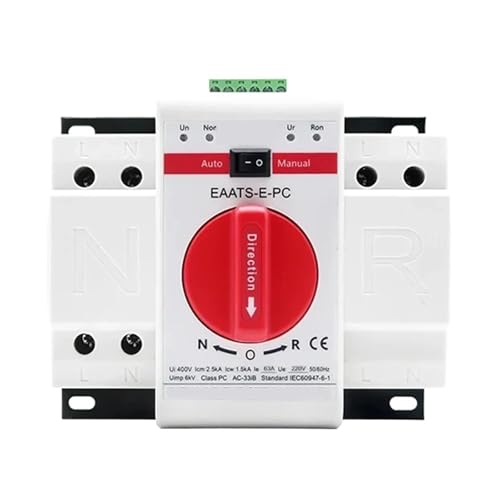Interrupteur transfert PV ATS 63A pour stopper les coupures électriques du panneau solaire