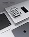 iPad Pro USB C Hub Stand, 9-in-1 Adapter for iPad Pro M4 M2 13 12.9 11 Inch Docking Station Foldable with 4K 60Hz HDMI, RJ45 Gigabit Ethernet, SD/TF Card Reader, 3 USB 3.0, 3.5 mm Audio, iPad Air