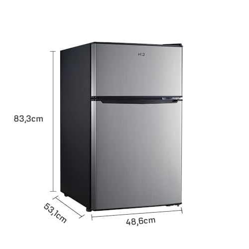 Frigobar Refrigerador Compacto HQ Defrost 90 Litros Preto/Inox HQ-90RDF (127V)