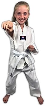 Zephyr Tae Kwon Do Gi Student Uniform with Belt - White - 00