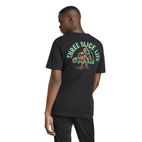 adidas Men's Lounge Pizza Graphic T-Shirt4