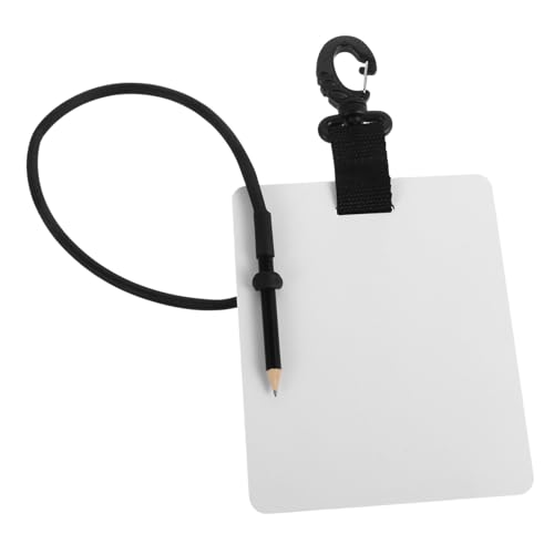 YARNOW Diving Whiteboard Underwater Writing Pad Scuba Notebook Clip Lightweight Underwater Board