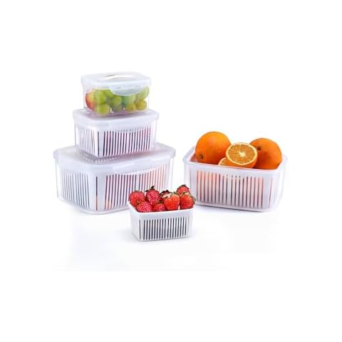 Luxear Boîtes de Rangement Frigo Cover