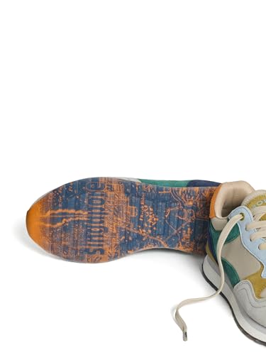 Hoff Para Hombre. 22502618 Zapatillas Singapore Multicolor (41), Piel, Plano, Cordones, Casual, Animal Print - 4