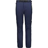 Protección solar UPF 30 CMP Stretch Zip Off Trousers Pantalones, Hombre,Blue cosmo,56