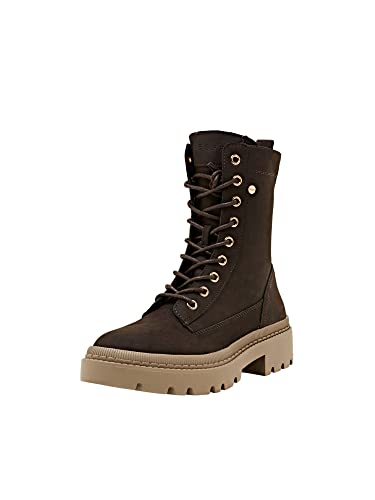 ESPRIT modischer Damen Fashion Boot, 200/DARK Brown, 36 EU