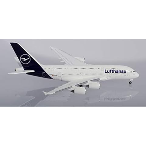 herpa 533072 - Airbus A380, Lufthansa Doppeldecker, Wings, Modell Flugzeug, Flieger, Modellbau, Miniaturmodelle, Sammlerstück, Kunststoff, Mehrfarbig - Maßstab 1:500 Cover