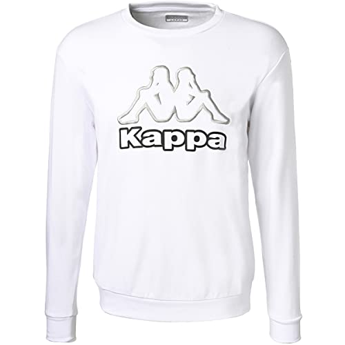 Kappa Logo Cidan Sweat Homme, Blanc, L