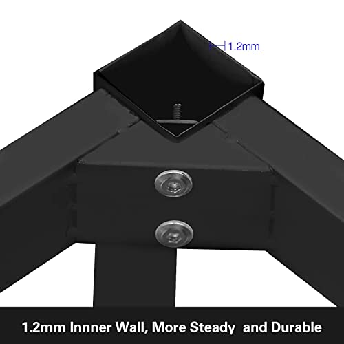 Dlandhome 63 Inches X-Large Computer Desk, Composite Wood Board, Decent And Steady Home Office Desk/Workstation/Table, Bs1-160Tb Teak And Black Legs, 1 Pack #TOP7