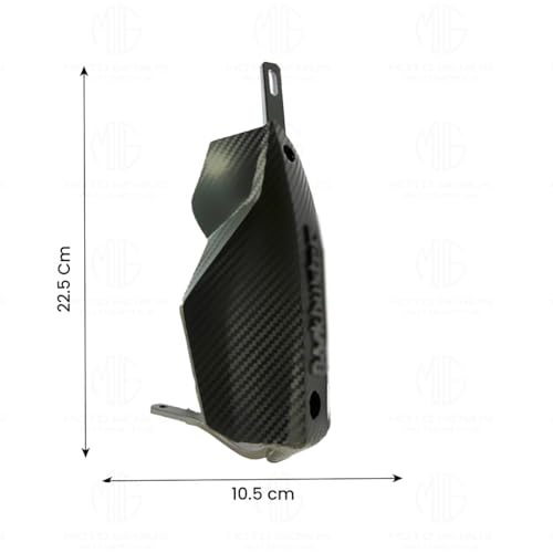 MOTO GENIUS Universal Bike Hand Guards Protectors | Made for Hand Safety While Riding All Motorcycle - (Black) - Image 4