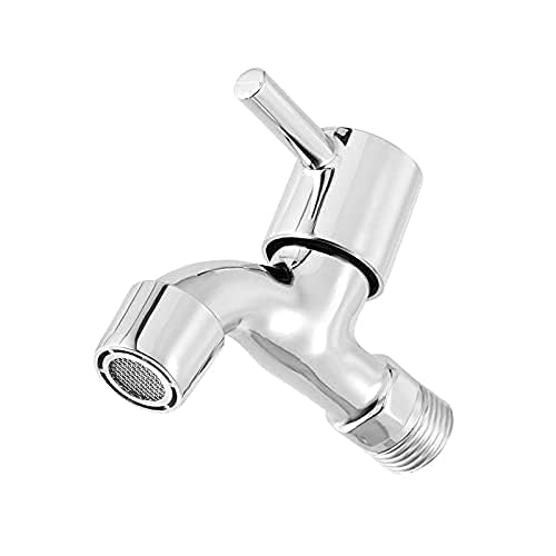 ZL Enterprises Steel Bib Cock/Water Taps for Kitchen Bathroom Wash Basins - Pack of 2 (1/2", 15 mm) Type Steel Taps Faucet for Hot and Cold Water (2 Pieces) (B0D9812TCJ) Amazon Price History, Amazon Price Tracker