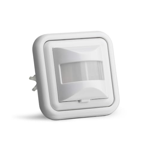 SEBSON Bewegungsmelder Innen Unterputz LED geeignet Wand Montage PIR Sensor programmierbar - Reichweite 9m/160 3-Draht - passend für Hohlraumdose 68mm
