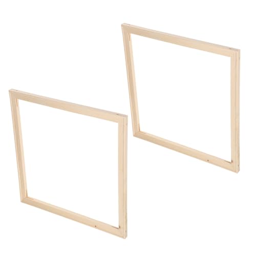 Bastidor Lienzo 40x40 cm con marcos de madera maciza PRETYZOOM antirreflejo 2