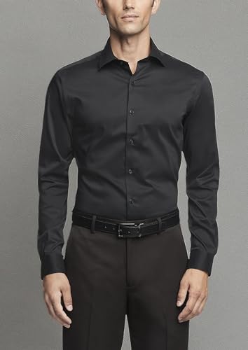 Image of Van Heusen Men's Dress Shirt Slim Fit Ultra Wrinkle Free Flex Collar Stretch