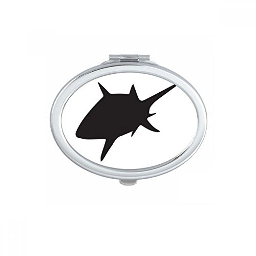 Miroir de poche compact resistant pour retouches visage faciles