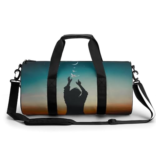 Sac week-end duffel bag 45cm compact pour ranger vêtements et chaussures