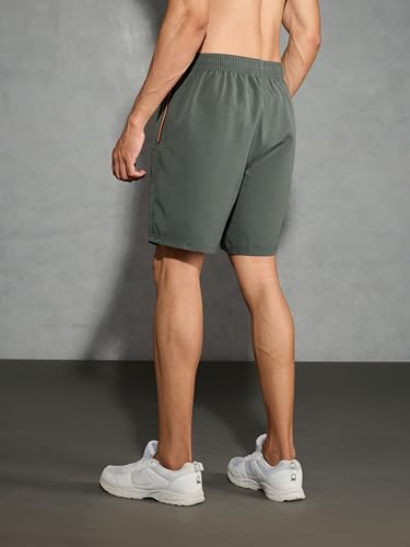Image of TECHNOSPORT Men Solid Slim Fit Sports Shorts Techno LITE UPF50+ Polyester Mid Rise Drawstring Shorts Pant for Men Gym Workout Running Cricket Casual Quick Dry