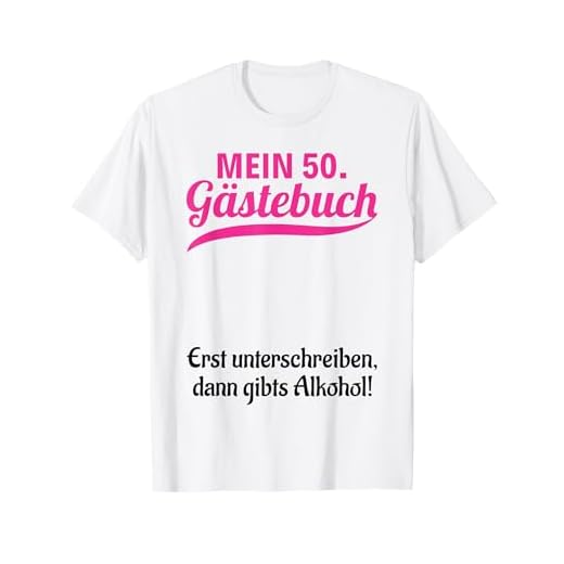 50 años lista de invitados mujer dama libro de visitas 50 cumpleaños Camiseta