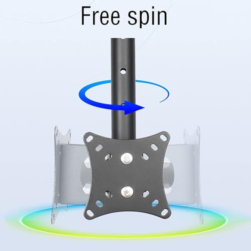 Support de plafond pour téléviseur inclinable et support de montage écran - 5