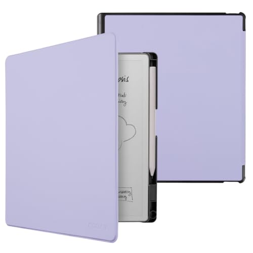 CoBak-Funda-para-tableta-Remarkable-Paper-Pure-de-103-pulgadas-2026--Carcasa-protectora-ligera-y-dura-con-soporte-para-boligrafo-integrado-morado-claro