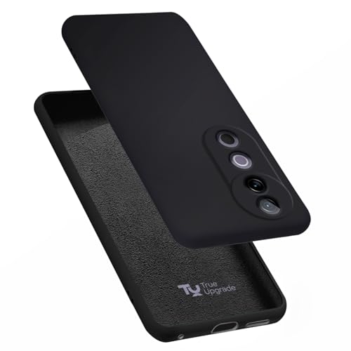 Image of TRUEUPGRADE Liquid Silicone Designed Back Case Cover for Vivo V40 / V40 Pro / T3 Ultra 5G | Microfiber Inside, Full Protection | Bumper Back Cover Case for Vivo V40 / V40 Pro / T3 Ultra 5G - Black