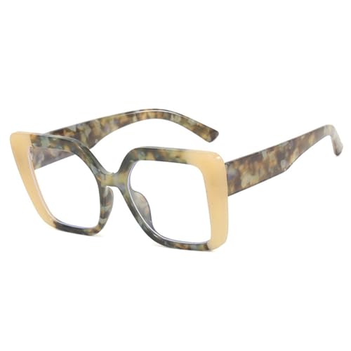 Gafas de gran tamaño para mujer LVTFCO montura cuadrada C2