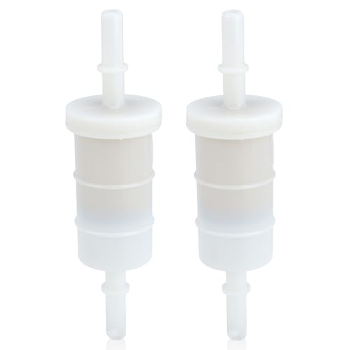 Wetenex 879885Q inline Fuel Filter for Mariner Outboards 4 Stroke 5/16 40 50 60 HP 75-115HP 135-300HP 35-879885T 35-879885Q 35-879885K Pack of 2