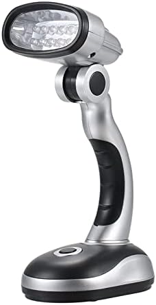 SKFVKAB 12 LED Portable Desk Light Table Lamp 3 AA Batteries Operated Adjustable Angle for Working Students Reading Solar Inflatable Light