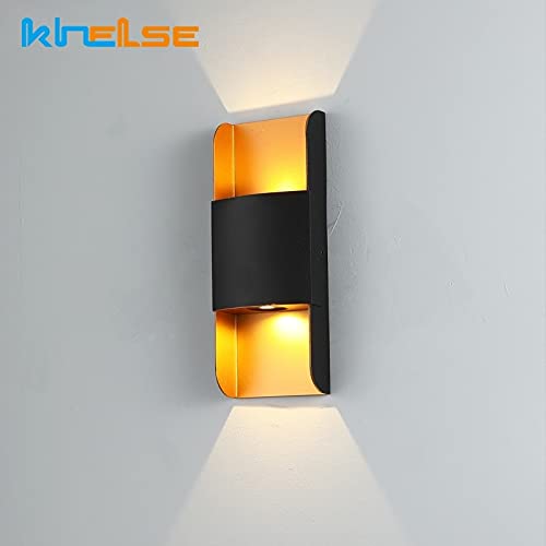 Applique murale extérieure IP65 10W noir 4000K éclairage haut bas - 2