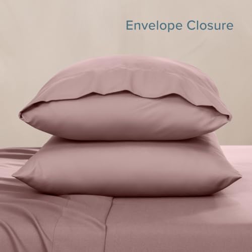 Image of Bare Home Pillowcases Envelope (Toddler Set of 2, Mauve)
