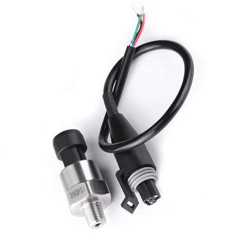 image for Walfront Pressure Transducer Sender Sensor for Oil Fuel Air Water, Pre
