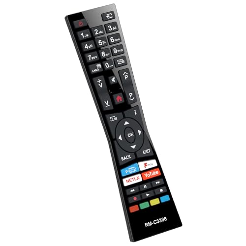 for JVC Smart TV Remote, UNOCAR RM-C3338 RC43101P Universal Replacement