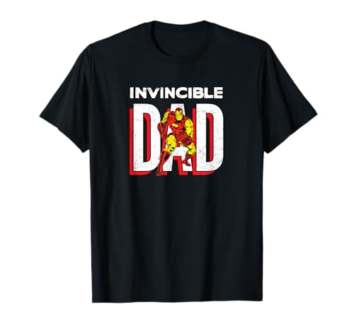 Marvel Iron Man Invincible Dad Comic Book Father's Day T-Shirt - image 1