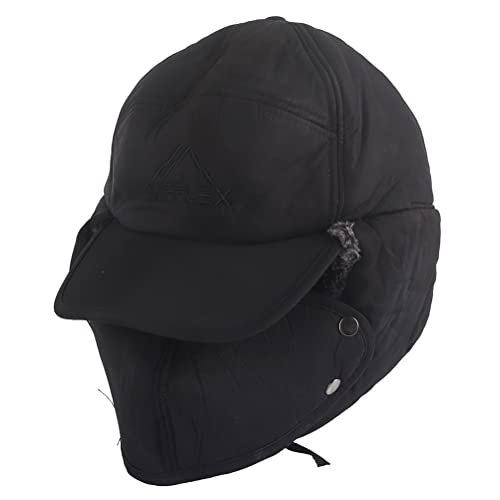 Fictory Cappello invernale caldo 3 in 1, protezione dal freddo, unisex, vestibilità regolabile, Colore immagine, 1