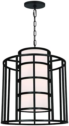 Crystorama Brian Patrick Flynn Hulton 6 Light Matte Black Chandelier