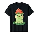 Frog Baby with Strawberry on Head for Men Women Children T-Shirt