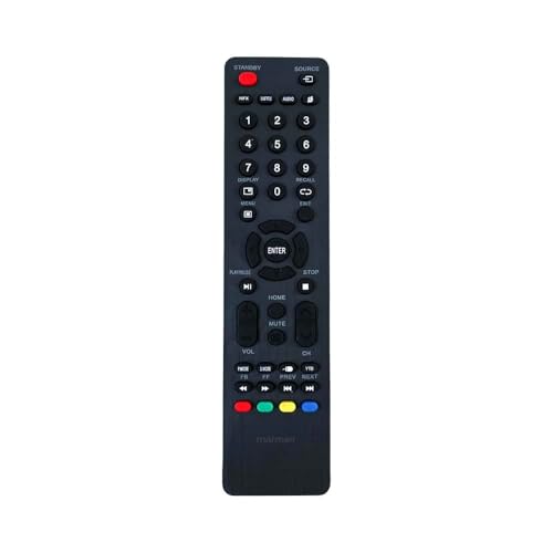 Image of marman Compatible with Impex Tv Remote Control Suitable for LED LCD Television Without Voice Command Plug and Play Control - Match Exactly with Existing Remote Key by Key for Better Performance