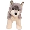 Douglas Ashes Wolf Plush Stuffed Animal - 8-Inch Long
