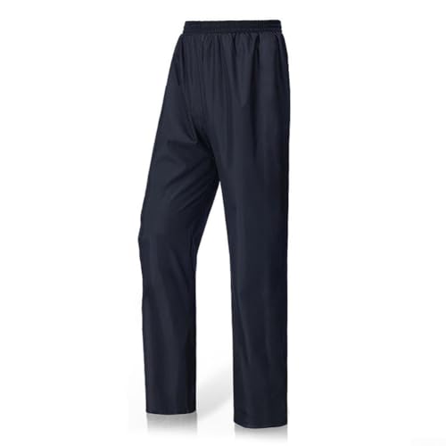 Men's Waterproof Cycling Trousers Rain Pants for Outdoor Camping Trekking Climbing Hiking, Wear-Resistant Polyester Pongee For Bike Tights with