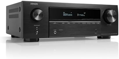 Bild 1 - Denon AVR-X1800HDAB 7.2-Kanal AV-Receiver, HiFi Verstärker mit Dolby Atmos, DTS:X, 6 HDMI Eingänge und 1 Ausgang, 8K HDMI, Bluetooth, WLAN, AirPlay 2, HEOS Multiroom, Alexa kompatibel