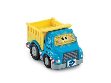 Tut tut Owen Camion Benne, Version FR - vehicule interactif, City Chantier - bolides Serie Pro 2/6 Ans - Set Voiture et Une Carte Animal