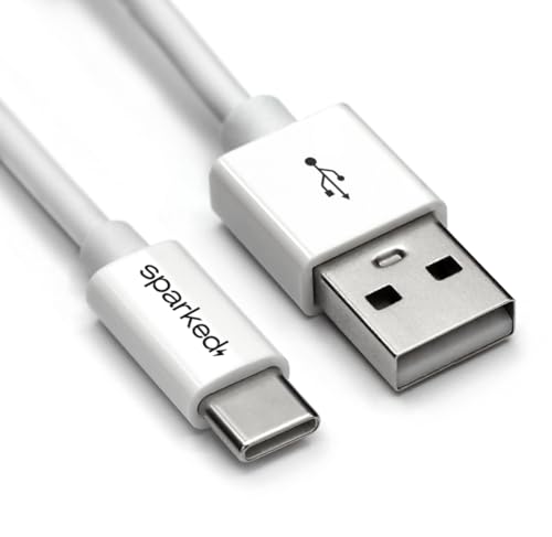 SPARKED AirPod Charger Cable USB-C for AirPods Pro 3 AirPods 4 (4th Gen) iPhone 17/16/15 17e Car Carplay Charging Cable USB-C to USB-A Lead for Apple AirPods Pro 2 Max 2 3A Wire Cord UK (1.2m)